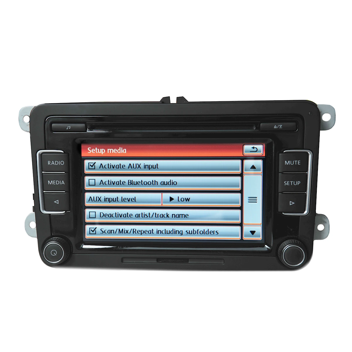 Автомагнитола RCD510 FM CD MP3 плеер AUX USB RVC/с кодом камера заднего вида для VW Golf Passat CC Tiguan Polo Golf MK5 MK6 Jetta