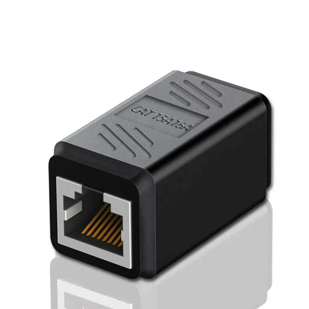 RJ45 разъем Cat7/6 Ethernet адаптер Сетевой удлинитель конвертер Кабель для кабель