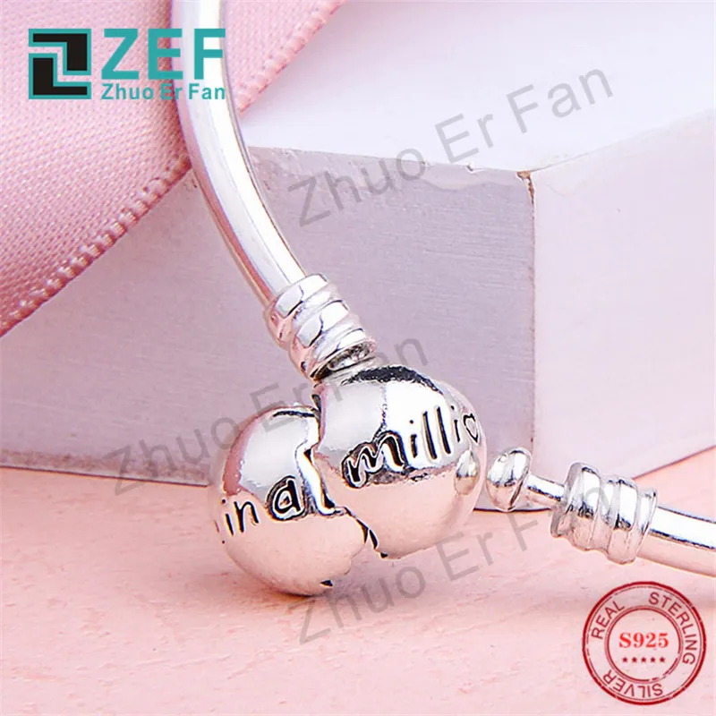 

pan Bracelet for women.Limited Edition Moments True Uniqueness Bangle Original Classic LOGO Jewelry gift