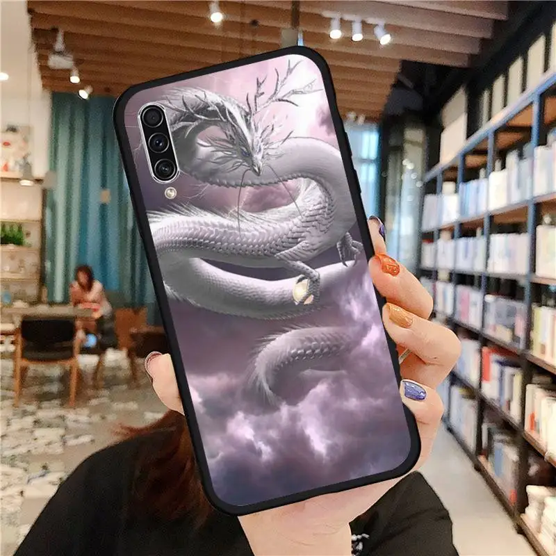 

Dragon painting cartoon pattern Phone Case For Samsung galaxy A S note 10 7 8 9 20 30 31 40 50 51 70 71 21 s ultra plus