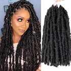 Волосы для вязания крючком HF Butterfly Locs, косы для вязания крючком