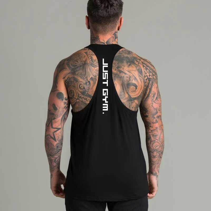 

Muscleguys Clothing Fitness Stringer Tank Top Men Bodybuilding Tanktop Muscle Sleeveless Shirt Workout Vests Gyms Singlet