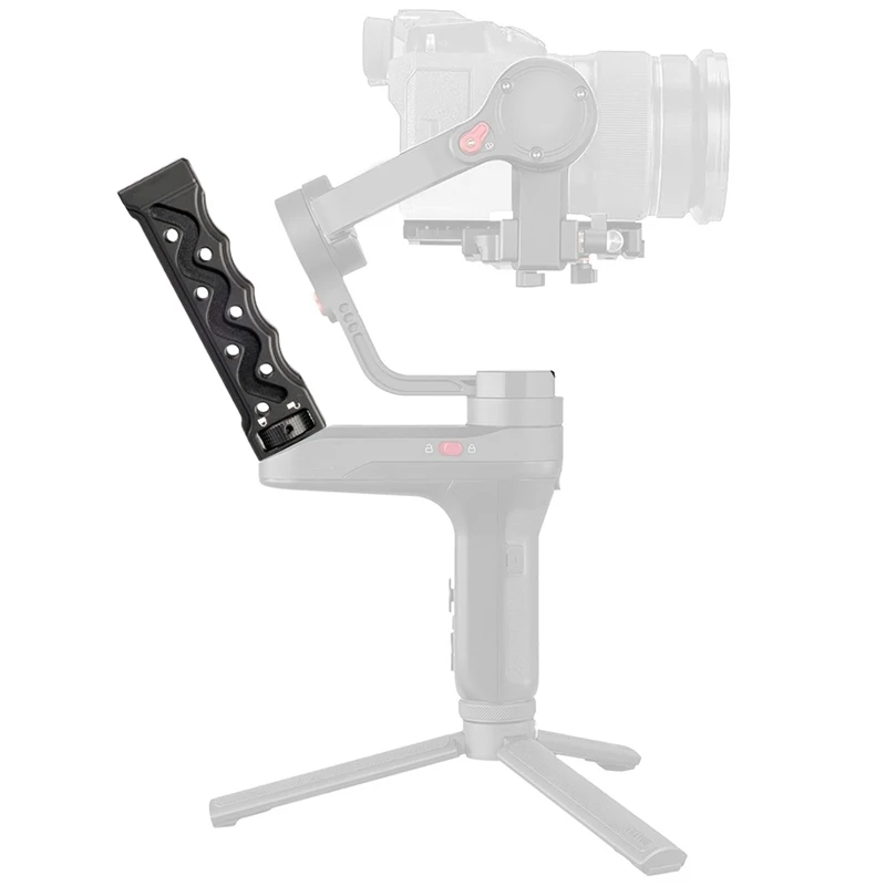 Aluminum 1/4 Inch Handle Grip with Cold Shoe Mount for Zhiyun Weebill Lab Gimbal Handgrip Universal Portable Dslr Camera | Электроника