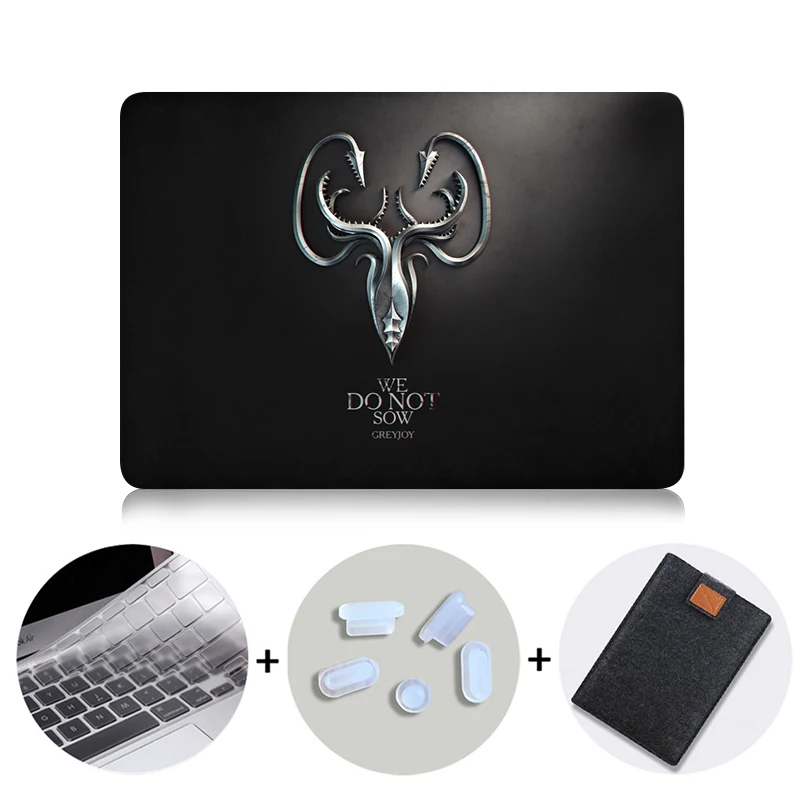 Чехол MTT для Macbook Air Pro retina 11, 12, 13, 15 дюймов с сенсорной панелью, черная сумка для ноутбука, чехол для mac book 13,3, A1989, A932, чехол - Цвет: MB02
