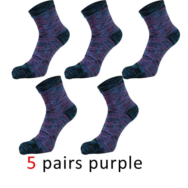 purple VERIDICAL, партия из 5 пар носок Носки для человек хлопковые цветные детские носки пять пальцев носки Meia masculina забавные Носки sokken, в винтажном стиле; мужские Носки - Цвет: purple