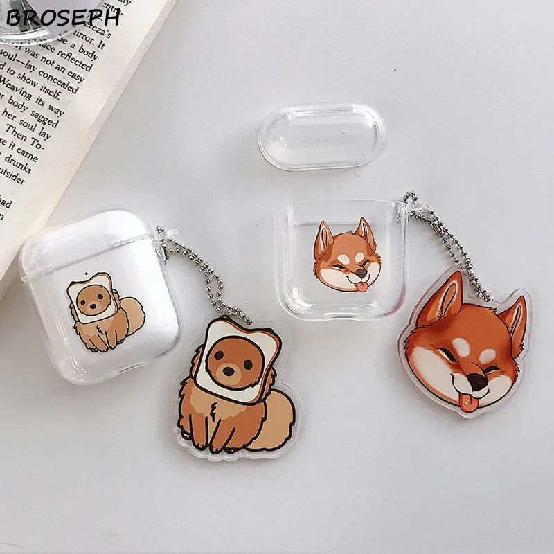 For AirPods 1 2 Case Soft TPU Protector Cover Box Transparent Cartoon Earphone Apple Air Pods Headset Bag | Электроника