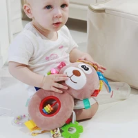 baby kids rattle toys infant baby toys gifts cartoon animal plush hand bell baby stroller crib hanging rattles