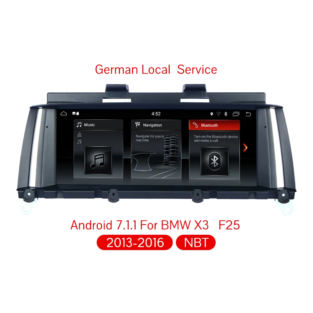 Автомобильный dvd плеер на Android 7 1 для BMW X3 F25 автомобильный мультимедийный