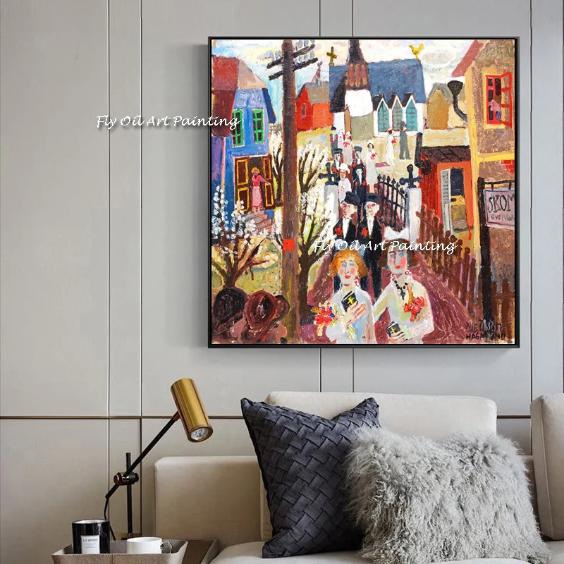 Копия картины Olle Olsson Hagalund на холсте