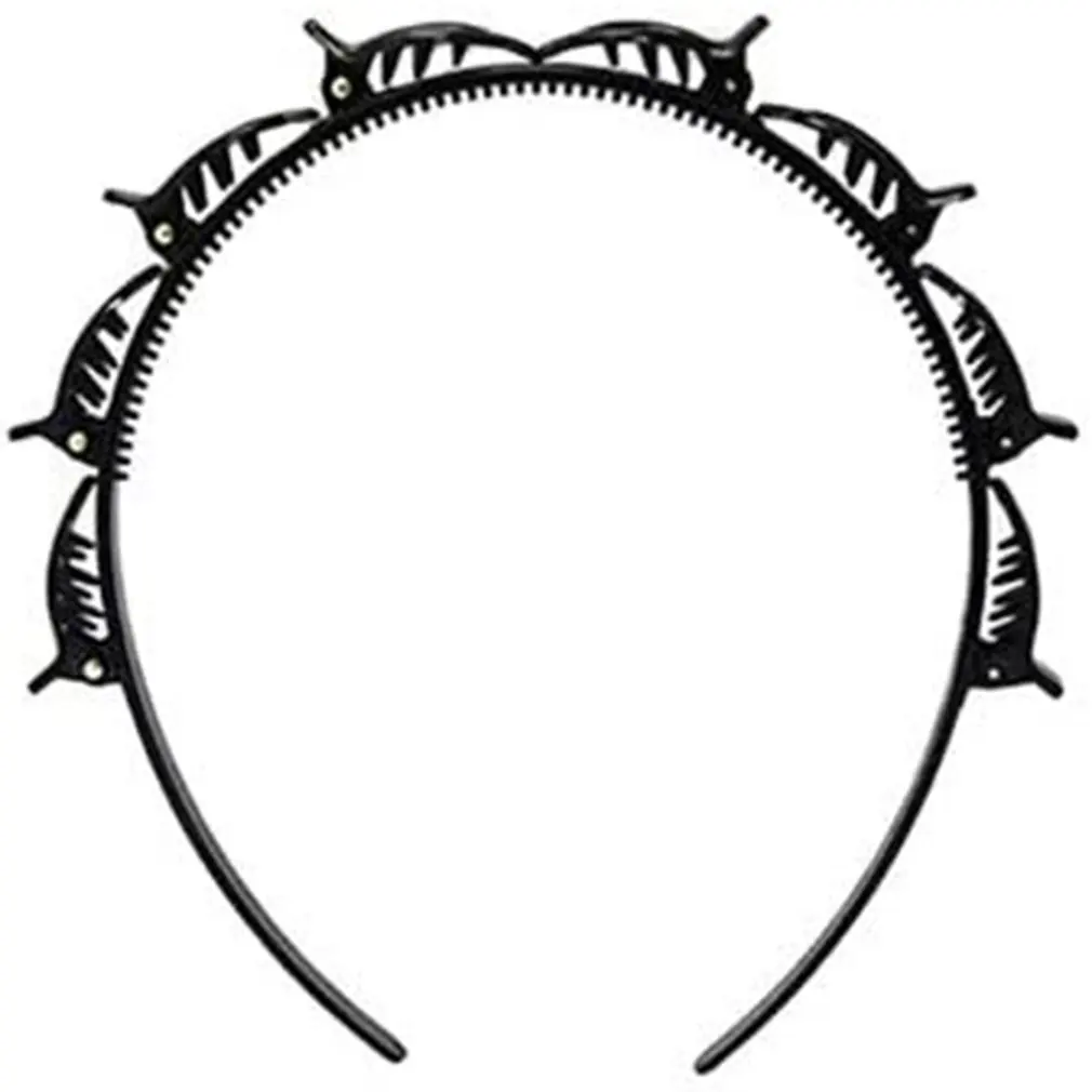 Многослойная плетеная повязка на голову в Корейском стиле челка зажим с