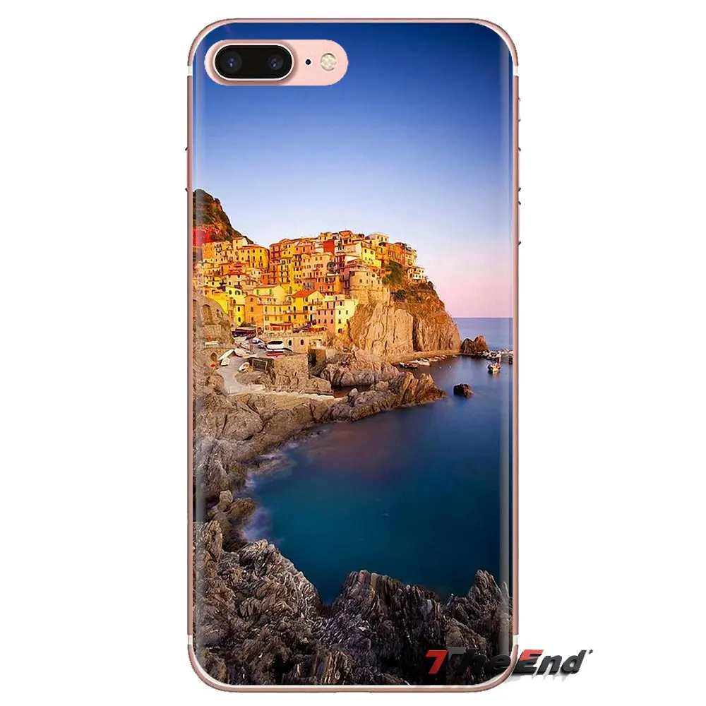 Мягкая сумка Manarola Красивая красочная Италия для sony Xperia Z Z1 Z2 Z3 Z5 compact M2 M4 M5 E3 T3 XA Aqua LG