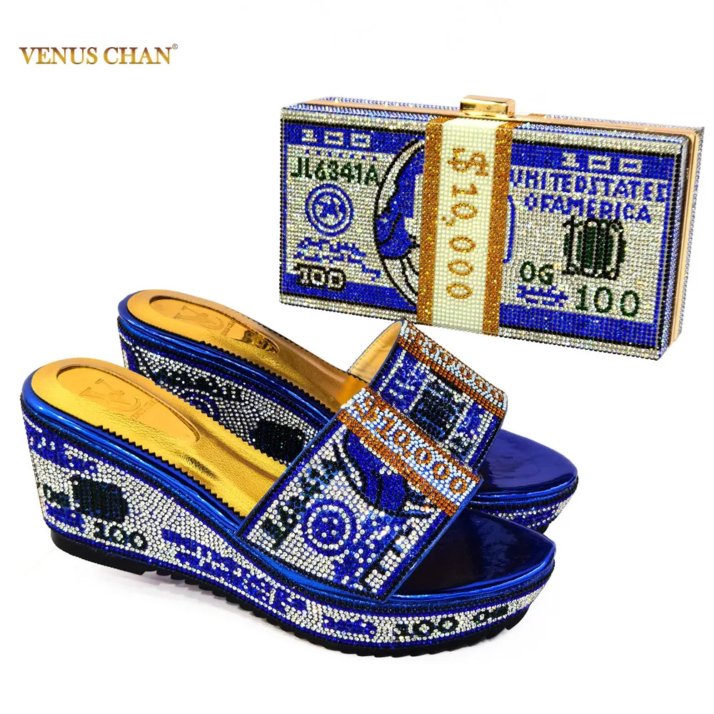 Лидер продаж итальянский Женский комплект из обуви и сумки в нигерийском стиле