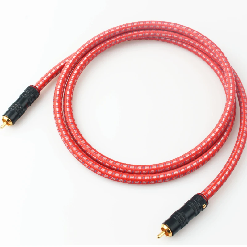 

Hi Fi аудио посеребренный коаксиальный цифровой Rca сабвуфер кабель