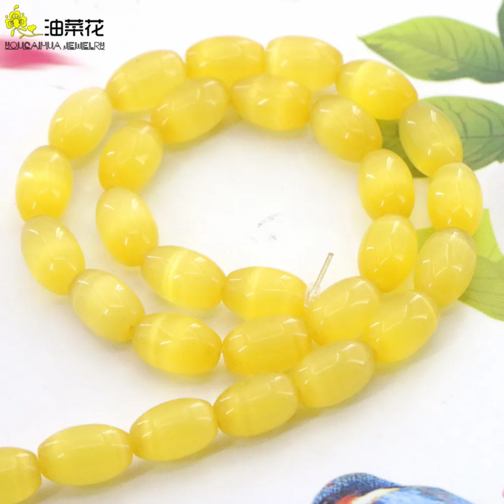 8x12 мм рисовое золото мексиканский кошачий глаз опал камень жасперы свободные