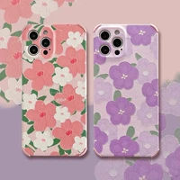 retro sweet sakura art kawaii girls japanese phone case for iphone 11 12 pro max xr xs max 7 8 plus x 7plus case cute soft cover