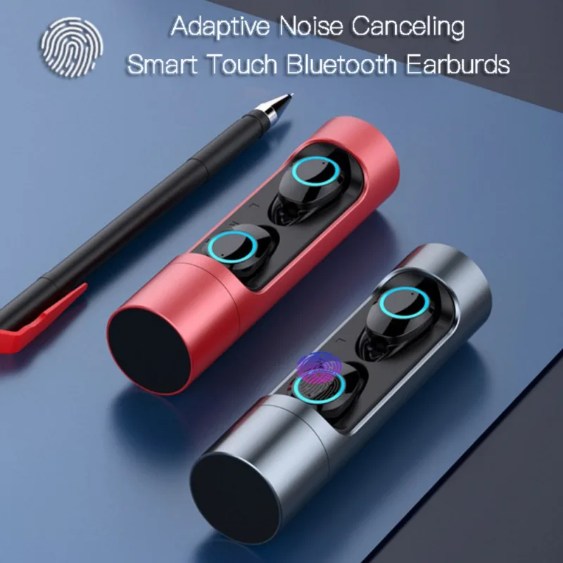Наушники вкладыши TWS Bluetooth 5 0 Беспроводной наушники глубокий бас стерео гарнитура