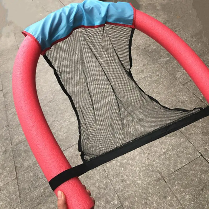 Pool Noodle Chair Net Swimming Bed Seat Floating Float Kids Party Sling Mesh Safe Light Weight Strong Rafts Piscina | Игрушки и хобби