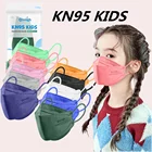 Детские маски с рыбками KN95, пылезащитные маски KN95 FFP2 Mascarilla infantil Fpp2, пылезащитные Детские маски KN95, FFP2mask KN 95