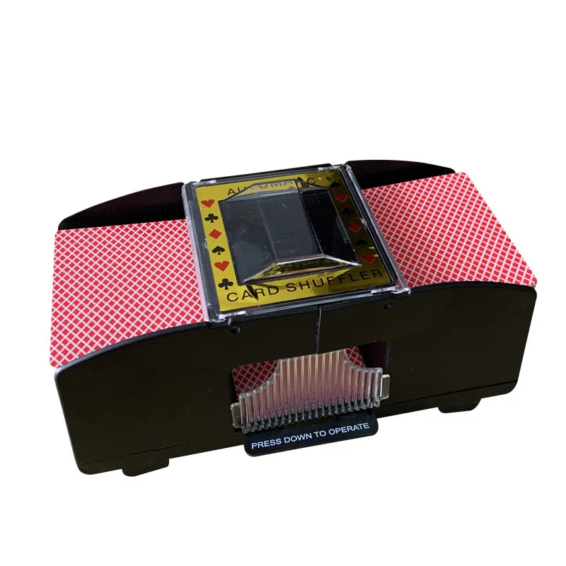 

Dezhou poker automatic shuffler electric shuffler licensing machine black jack board game plastic Shuffler