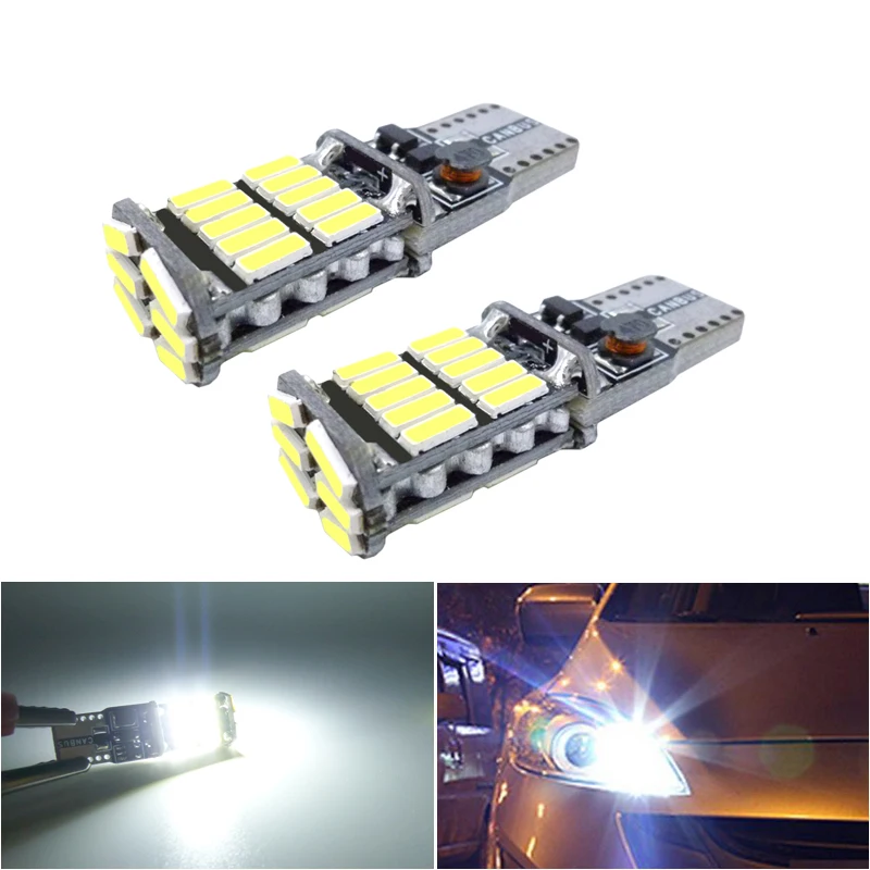 

2x W5W T10 LED Bulb Car Interior Dome Light Trunk Lamp Parking Lights For Renault Clio Megane 2 3 Scenic2 Duster Capture Logan