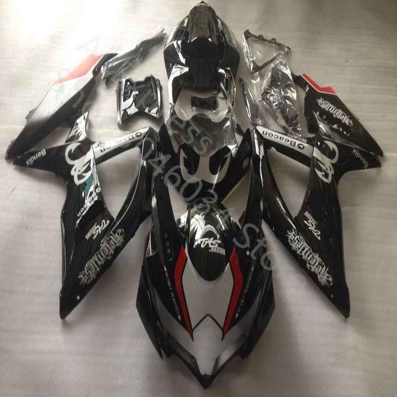 

New hot sales motorcycle fairing kit for suzuki injection gsxr 600 750 08-10 black fairing gsxr600 2008-2010