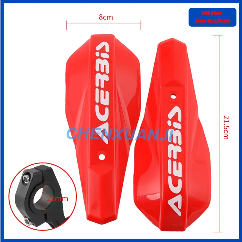 

22mm Motocross Hand Guard Handle Protector Shield HandGuards Protection Gear for Motorcycle Dirt Bike Pit Bike ATV Quads
