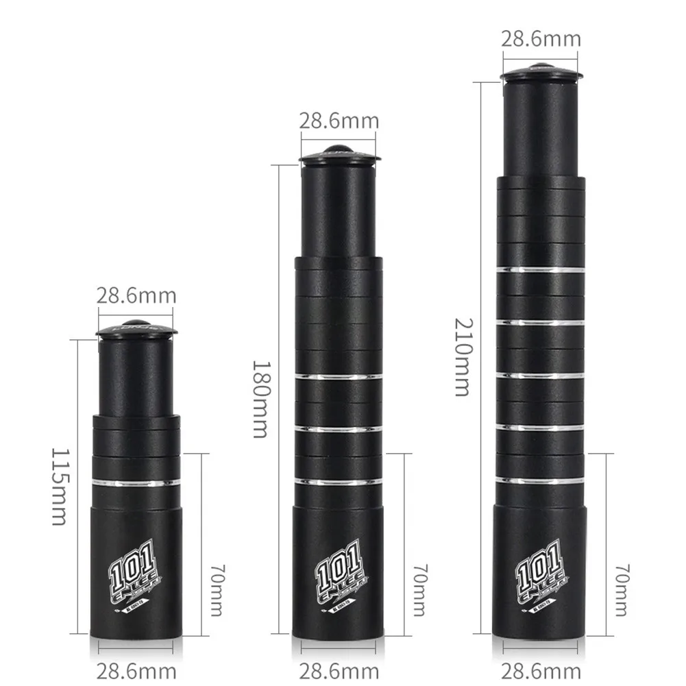 

115/180/210mm ENLEE Bicycle Handlebar Riser Fork Stem Raiser Extender Head Up For MTB Bike Handlebar Fork Stem Extender Bike Acc