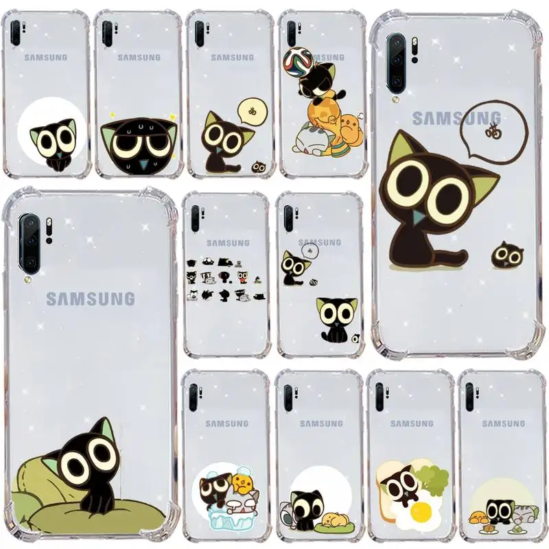 

Lovely Luo Xiaohei Phone Case Transparent for Samsung s9 s10 s20 Huawei honor P20 P30 P40 xiaomi note mi 8 9 pro lite plus