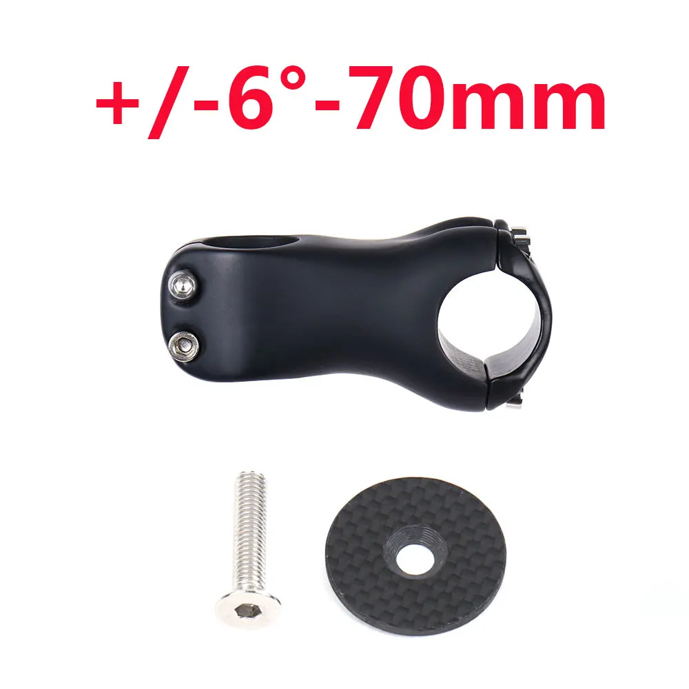 6Degree70mm-2101 LRG велосипедный вынос руля аксессуары полностью из углеродного волокна, стержни дороги углерода/горный велосипед стволовых полюс 6/17 градусов 31,8 мм* 70-130 мм - Цвет: 6Degree70mm-2101