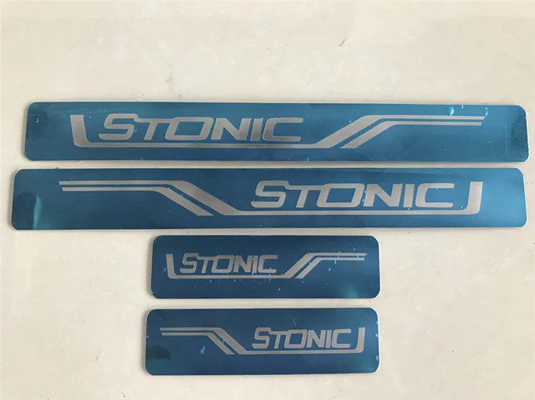 Автомобильные наклейки 4 шт./лот для 2017 2018 KIA STONIC ультратонкая накладка из