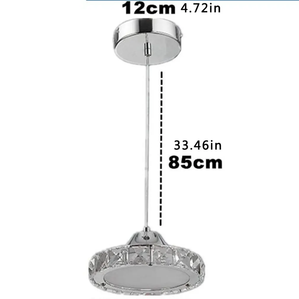

Modern LED Crystal Glass Hanging Lamp Chandelier Ceiling Light Pendant Lamp 110V 220V Restaurant Bar Pendant Light