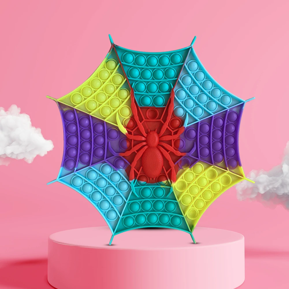 

Big Size Fidget Toys Large Spider Web Push It Bubble Reliver Puzzle Relax Antistress Toy Sensory Squeeze Variety New Freeship
