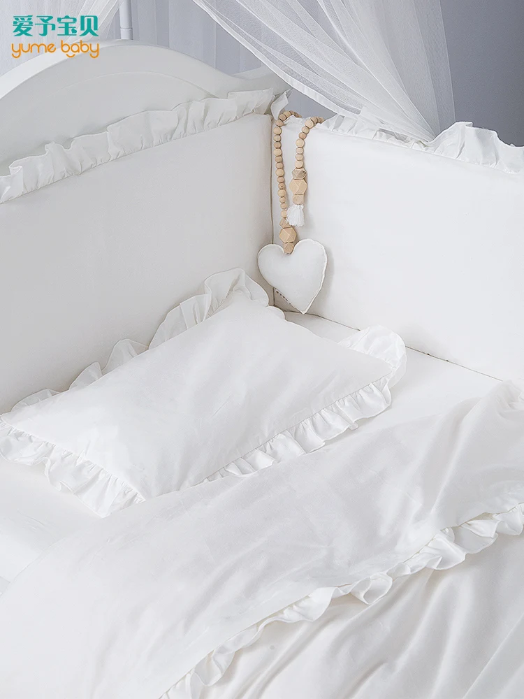 7 шт./компл. постельные принадлежности для малышей органайзер кроватки Комплект