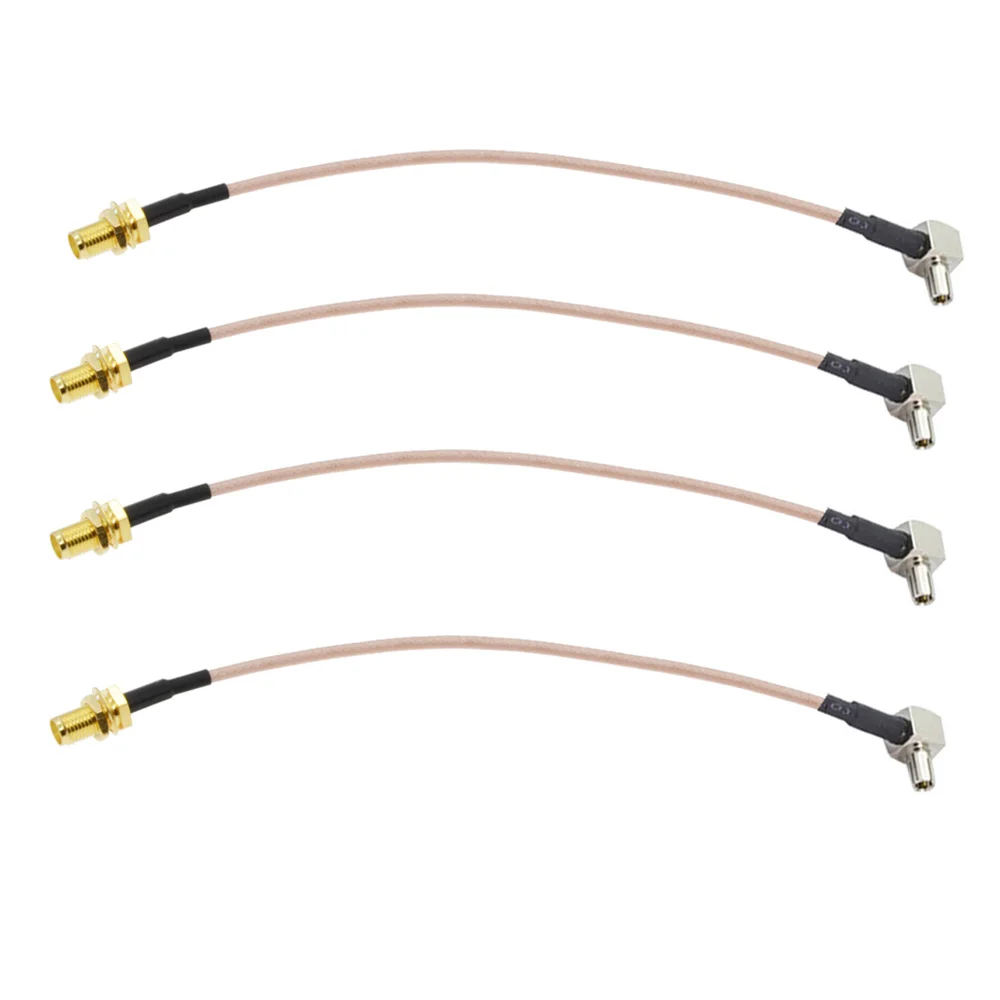 10pcs sma female jack to right angle ts9 male plug rg316 pigtail cable sma to ts9 adapter for huawei e5332 e5776 e5372 3g modem free global shipping