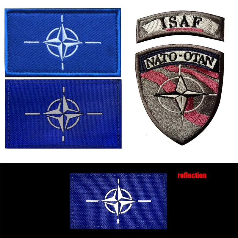 Вышивка ISAF Военная паста патч Личность аксессуары одежда рюкзак шляпа боевой