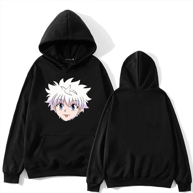 

Winter Anime Cute Killua Hip Hop Hoodie Gothic Pullover Streetwear Long Sleeve Clothes Women Hoodies Sweatshirt