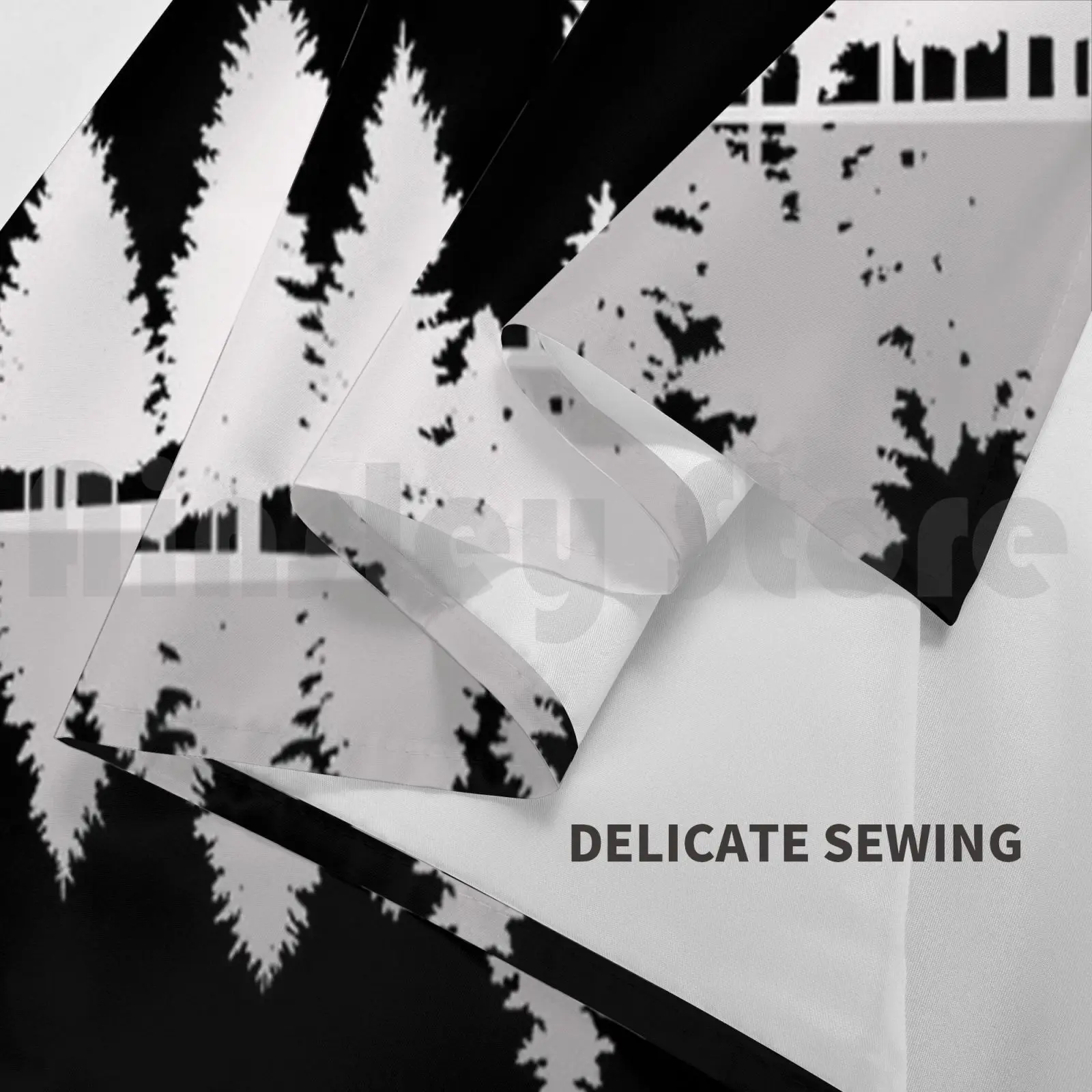 Настенный гобелен с изображением леса природный звук музыка цитаты голубые