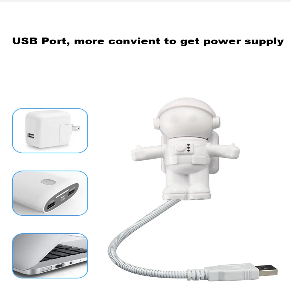 Новое поступление ночники со светодиодной подсветкой в виде астронавта с USB для