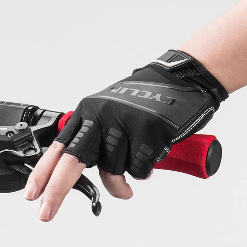 

Cycling Anti-Slip Anti-Sweat Men Women Half Finger Gloves Breathable Anti-Shock Sports Gloves MTB Bike Bicycle Glove