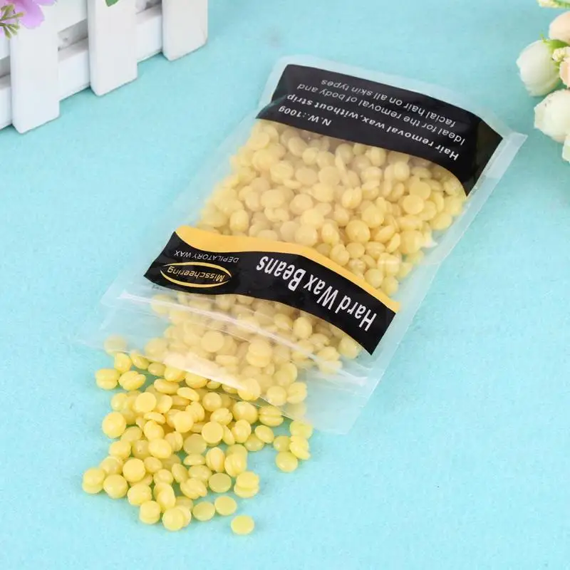 100 г/пакет для депиляции твердый воск бобы гранулы Восковая эпиляция бикини ноги