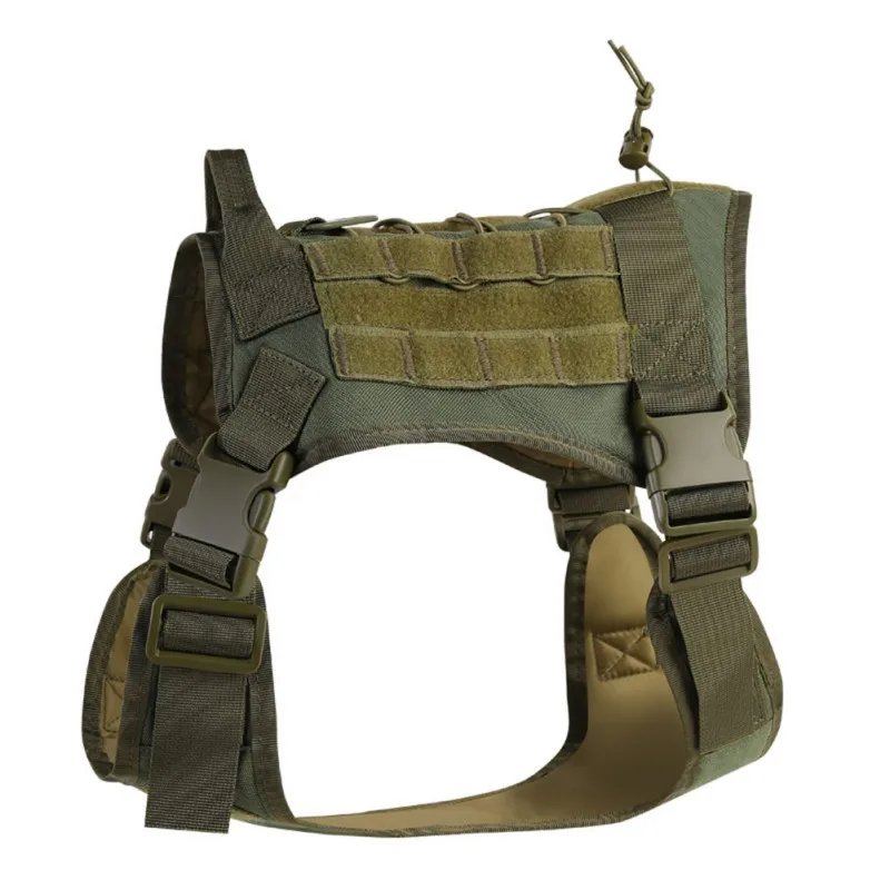 

Pet Supplies Dog Outdoor Waterproof Camouflage Seat Belt Vest Back Strap Dog Harness With Handle Dog Training Accessories