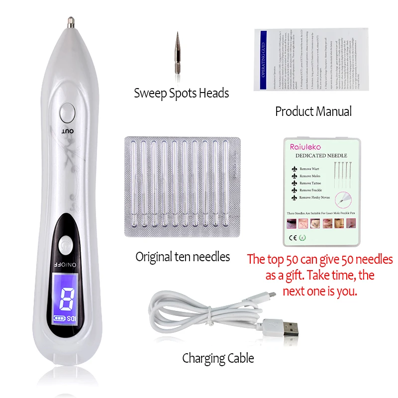 8 шестеренок плазменная ручка лазерная машина для удаления татуировок