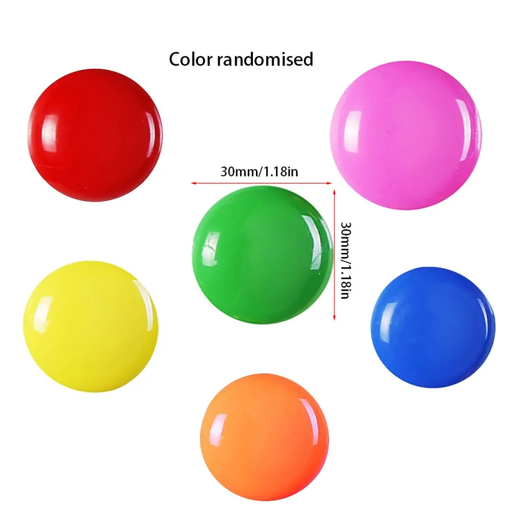 

Round Refrigerator Fridge Magnets Whiteboard Magnetic Pin Buttons Sticker for Office School Home Room DIY Decoration