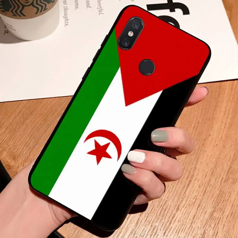 

Western Sahara Flag fashion pattern high quality luxury Phone Case funda For Xiaomi Redmi note 7 8 9 t k30 max3 9 s 10 pro lite