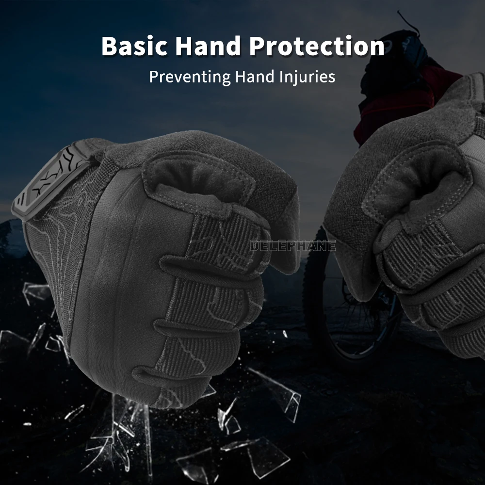 Перчатки для вождения DELEPHANE Нескользящие прочные зимние перчатки с закрытыми