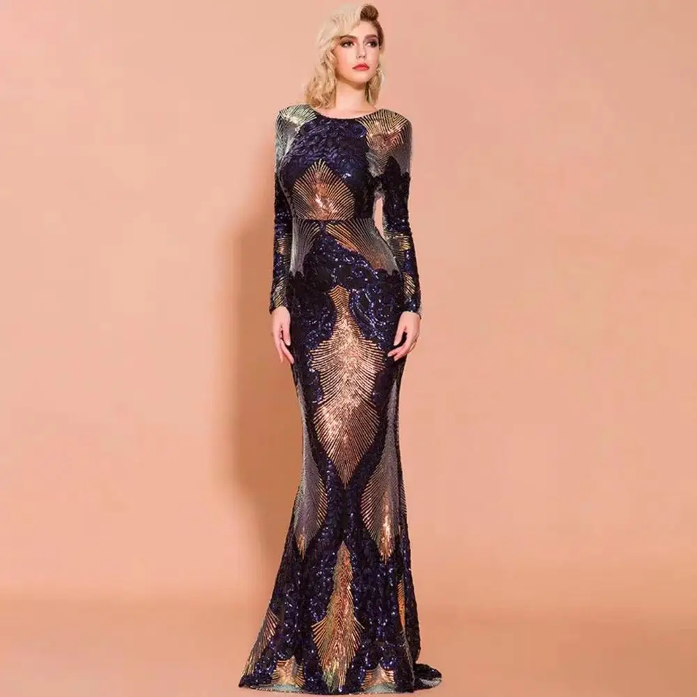 Vestidos женское сексуальное зимнее дизайнерское длинное вечернее платье с