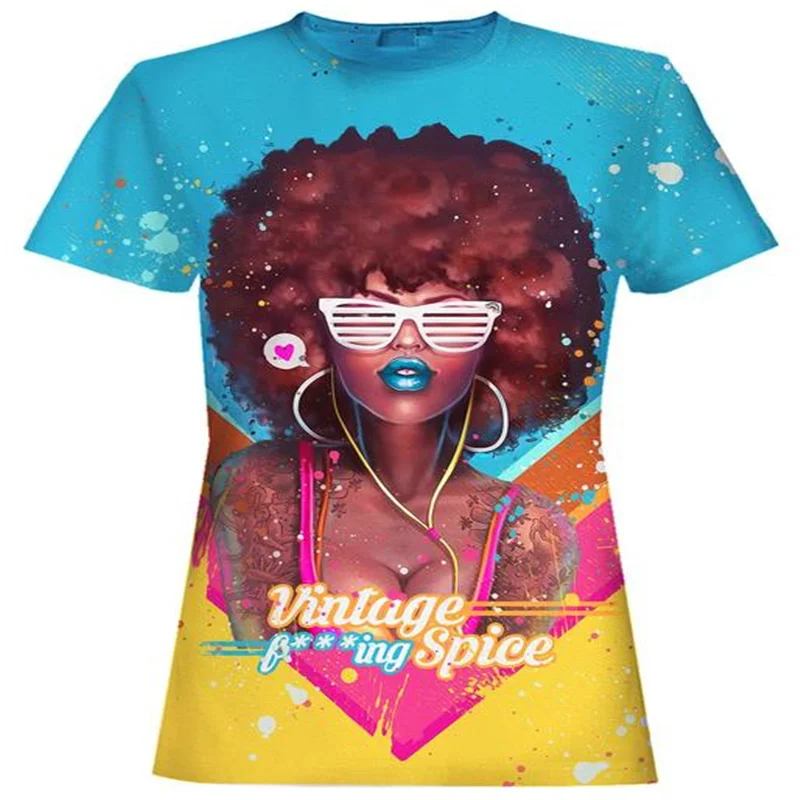 

2021 New Arrival Women T-Shirt 3D Digital Full Printing Fashion Anime Shirt Short Sleeve Harajuku Anime Shirt