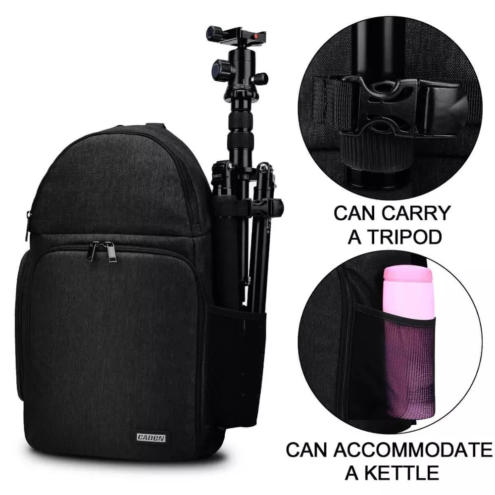 camera bag backpacks shoulder sling bag waterproof nylon shockproof scratch resistant dslr men women for canon nikon sony free global shipping