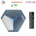 ТВ-приставка A95X F4 Amlogic S905X4 RGB, Android 10, 4G, 64 ГБ, 32 ГБ, Wi-Fi, 8K, Youtube, медиаплеер Android 10, A95XF4, 2 ГБ, 16 ГБ