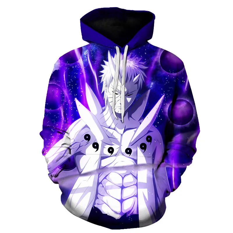 2019 Мужская толстовка для косплея Наруто крутая фиолетовая куртка мужская